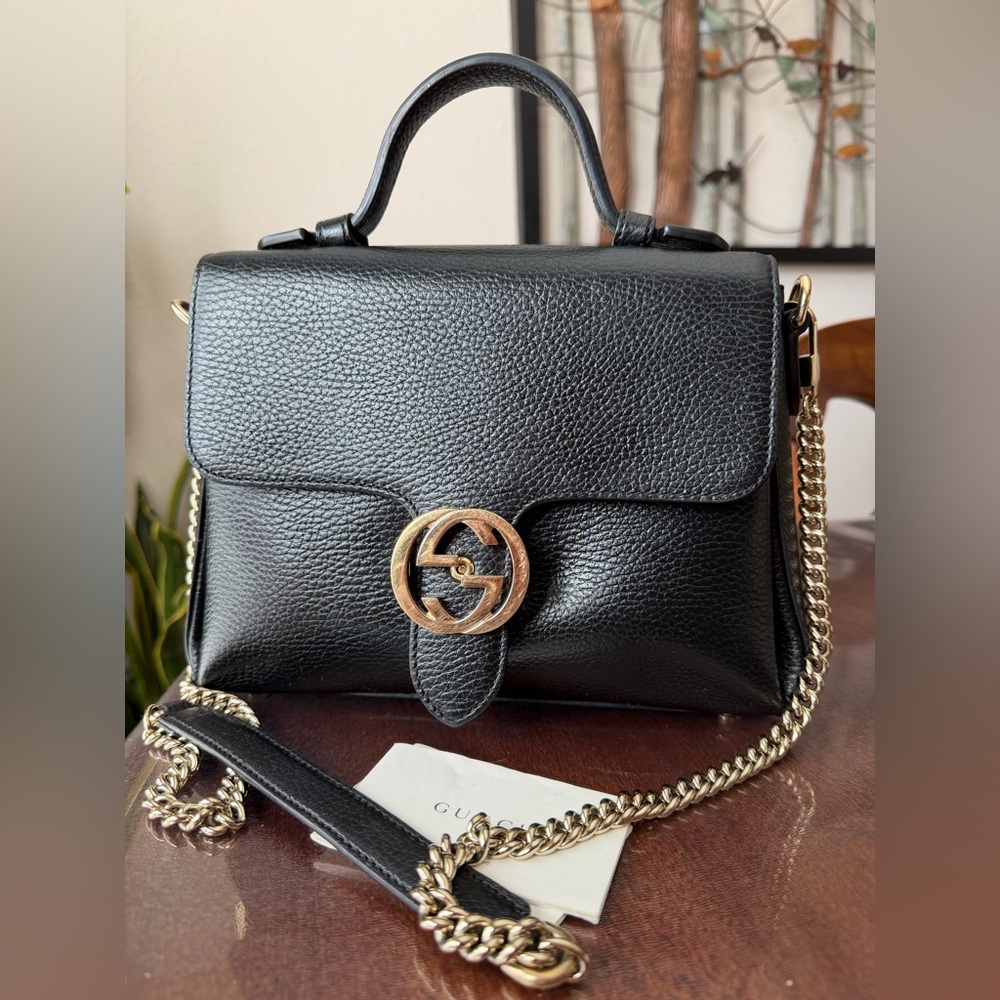 Gucci Interlocking GG Top Handle Bag